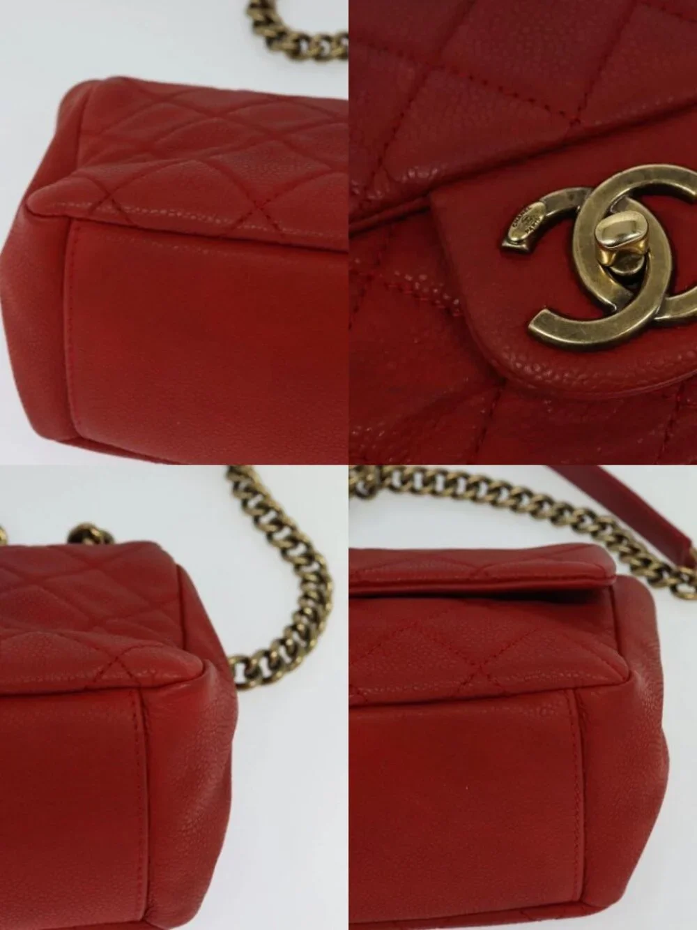 CHANEL brand	chanel color	red